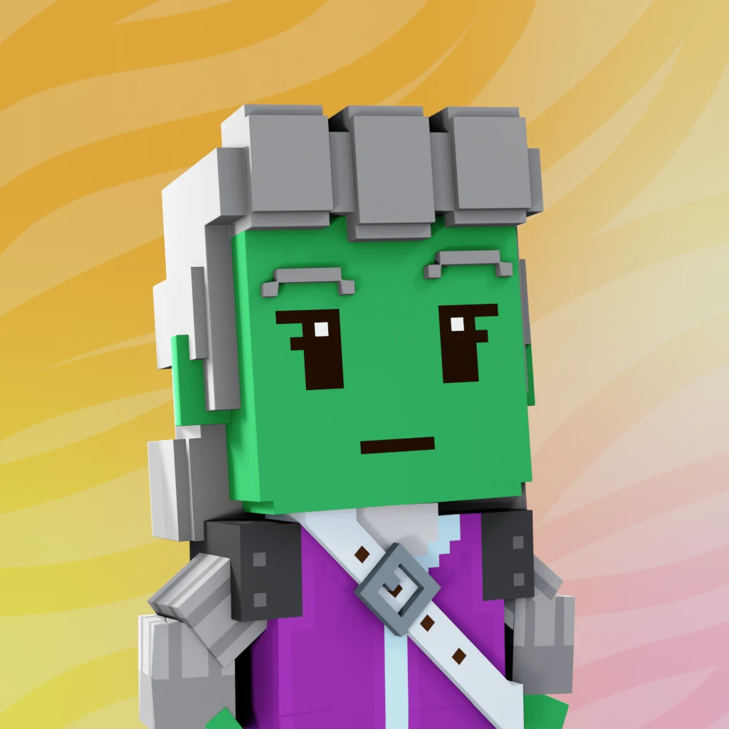 Pirate #1621 voxel render