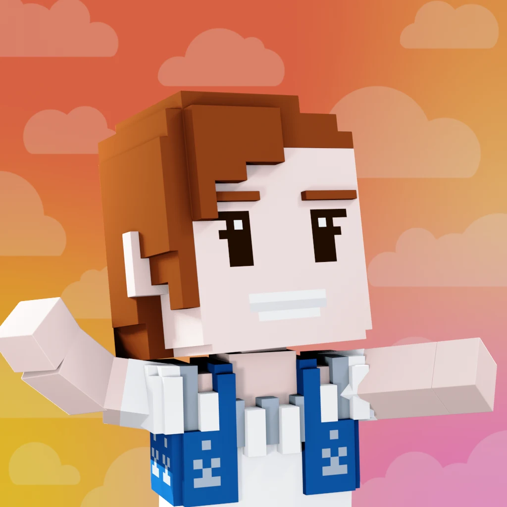 Pirate #1622 voxel render