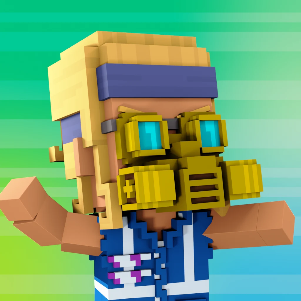 Pirate #1623 voxel render