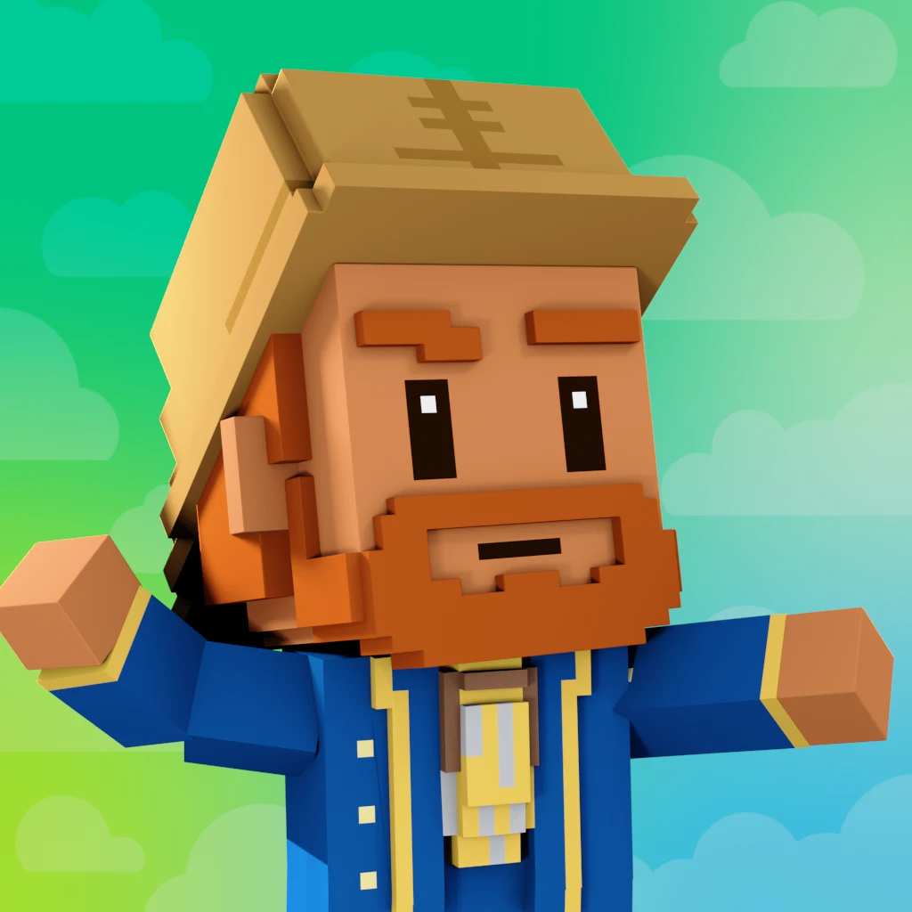 Pirate #1627 voxel render