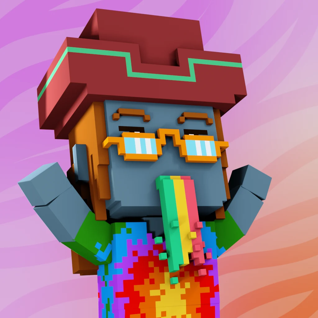 Pirate #1628 voxel render