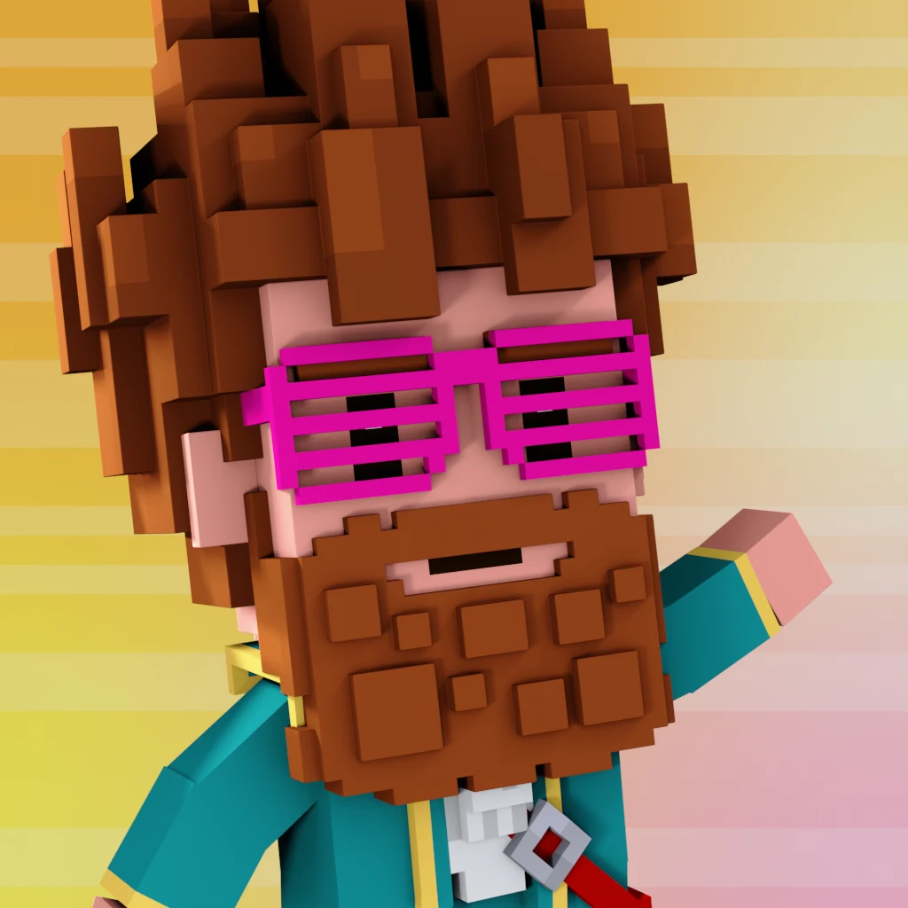 Pirate #1631 voxel render