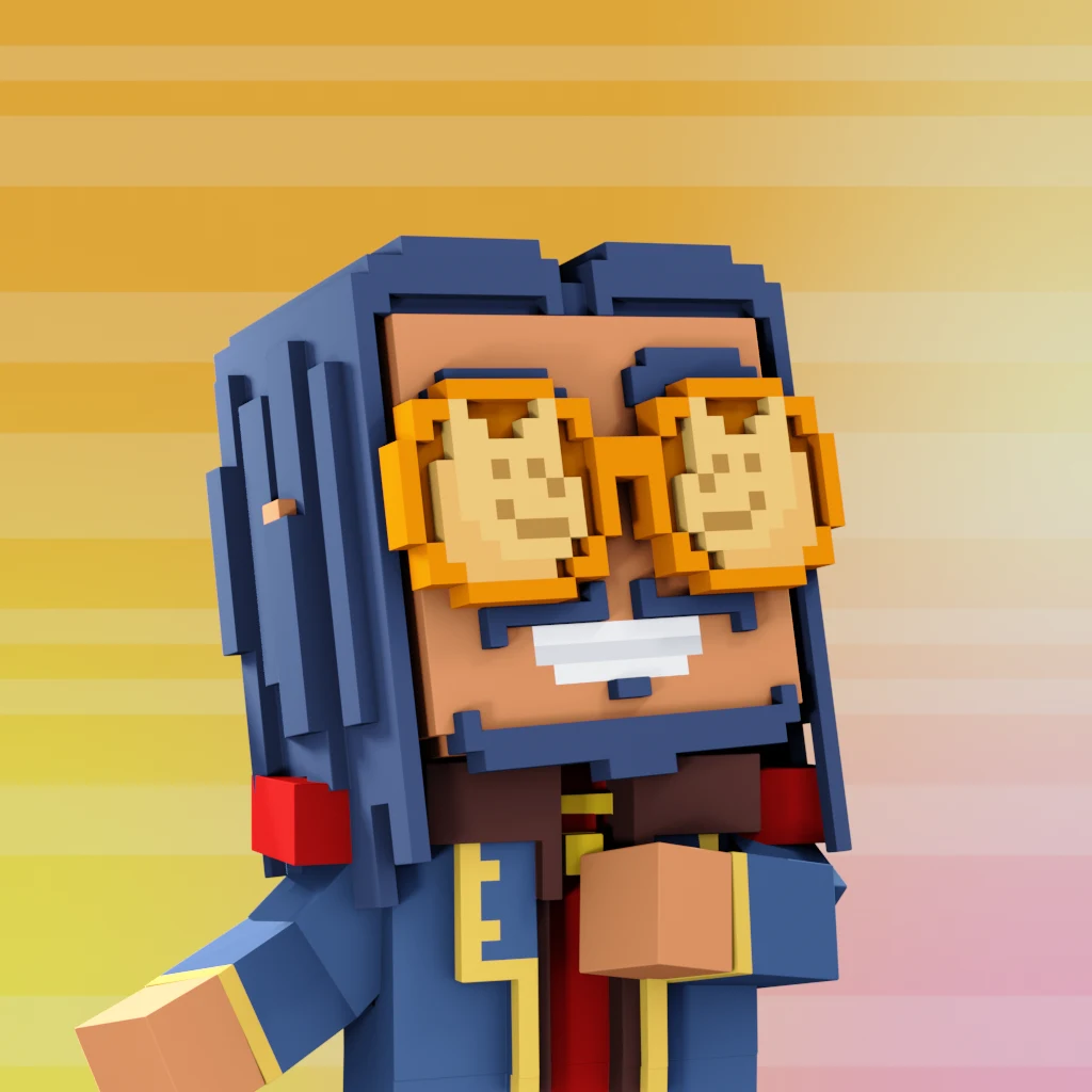 Pirate #1634 voxel render