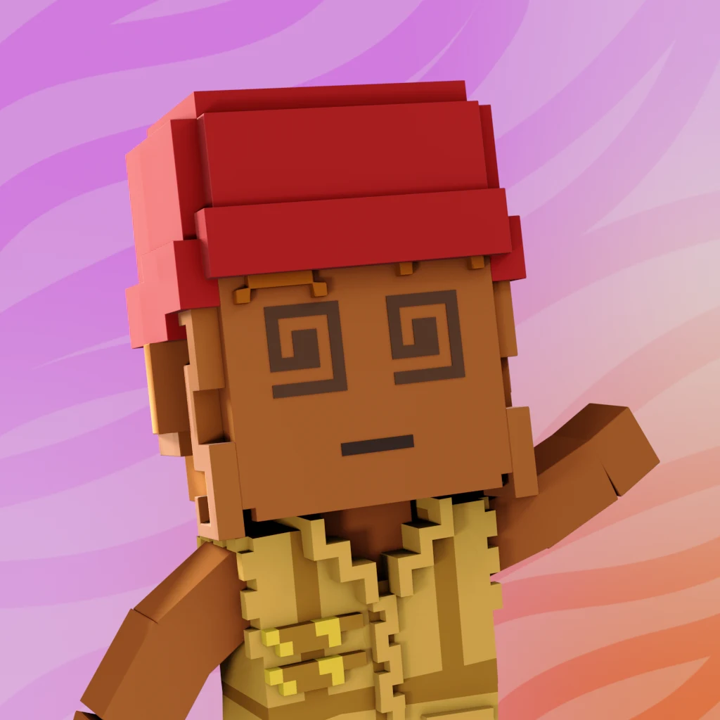 Pirate #1635 voxel render