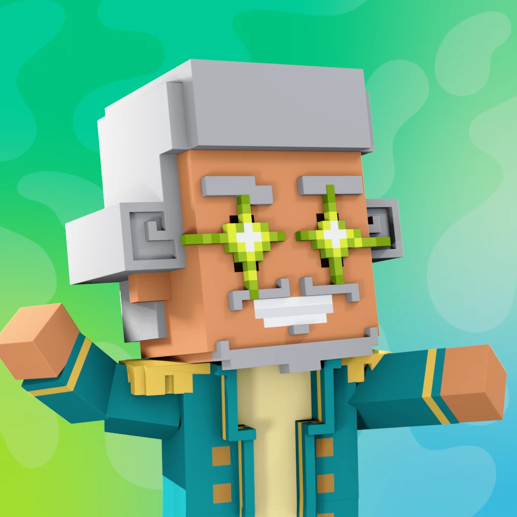 Pirate #1638 voxel render