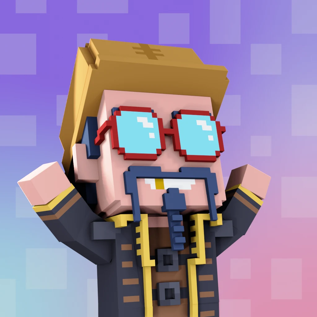 Pirate #1639 voxel render
