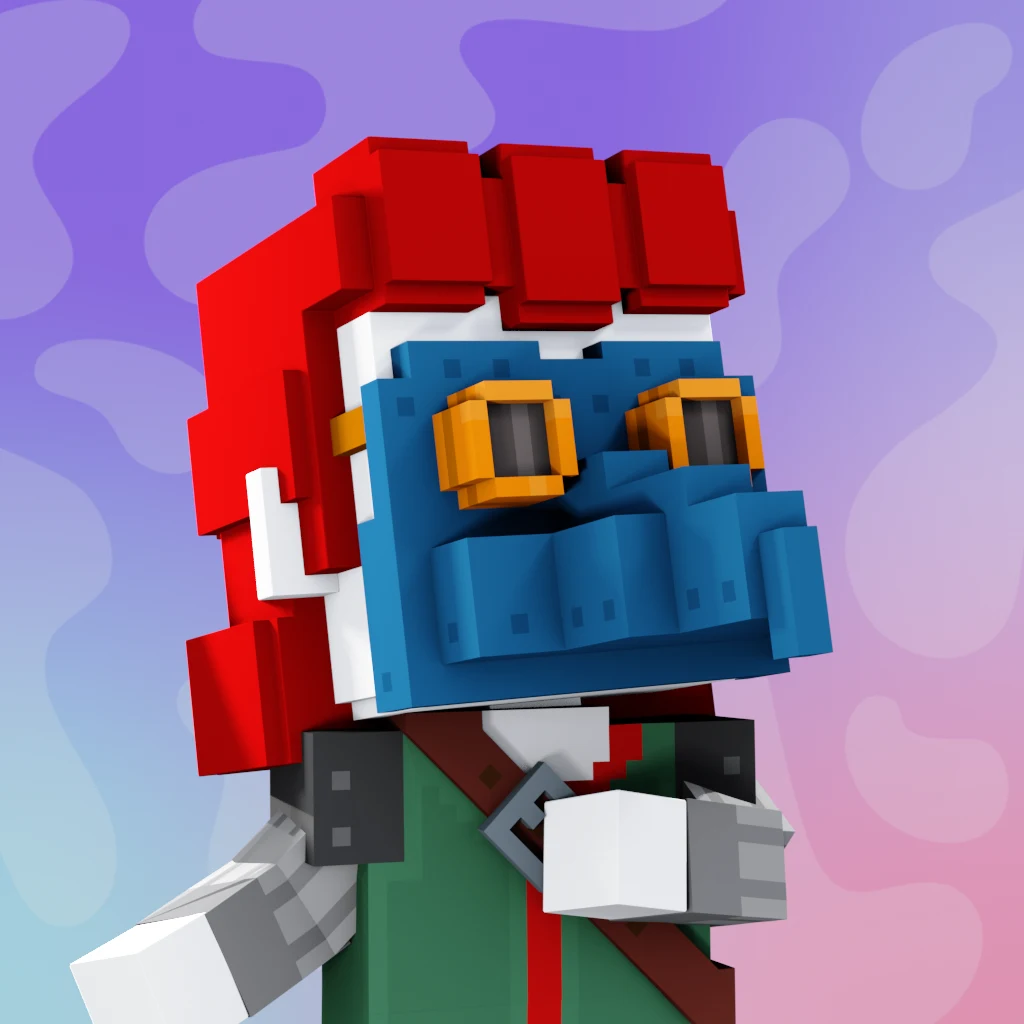 Pirate #1644 voxel render