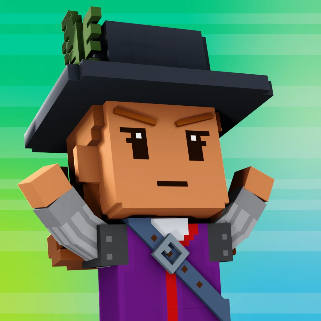 Pirate #1648 voxel render