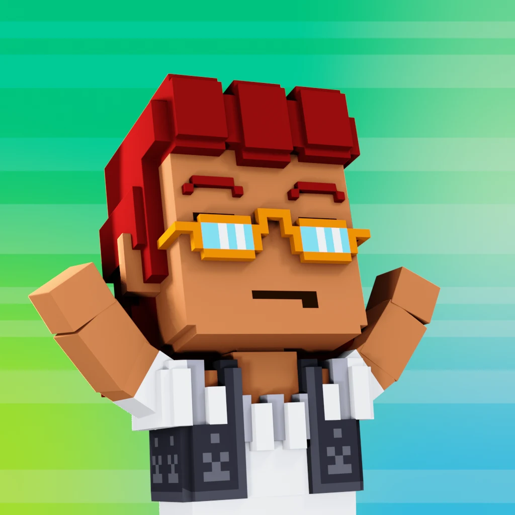 Pirate #1649 voxel render