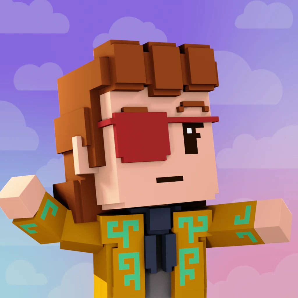 Pirate #1653 voxel render