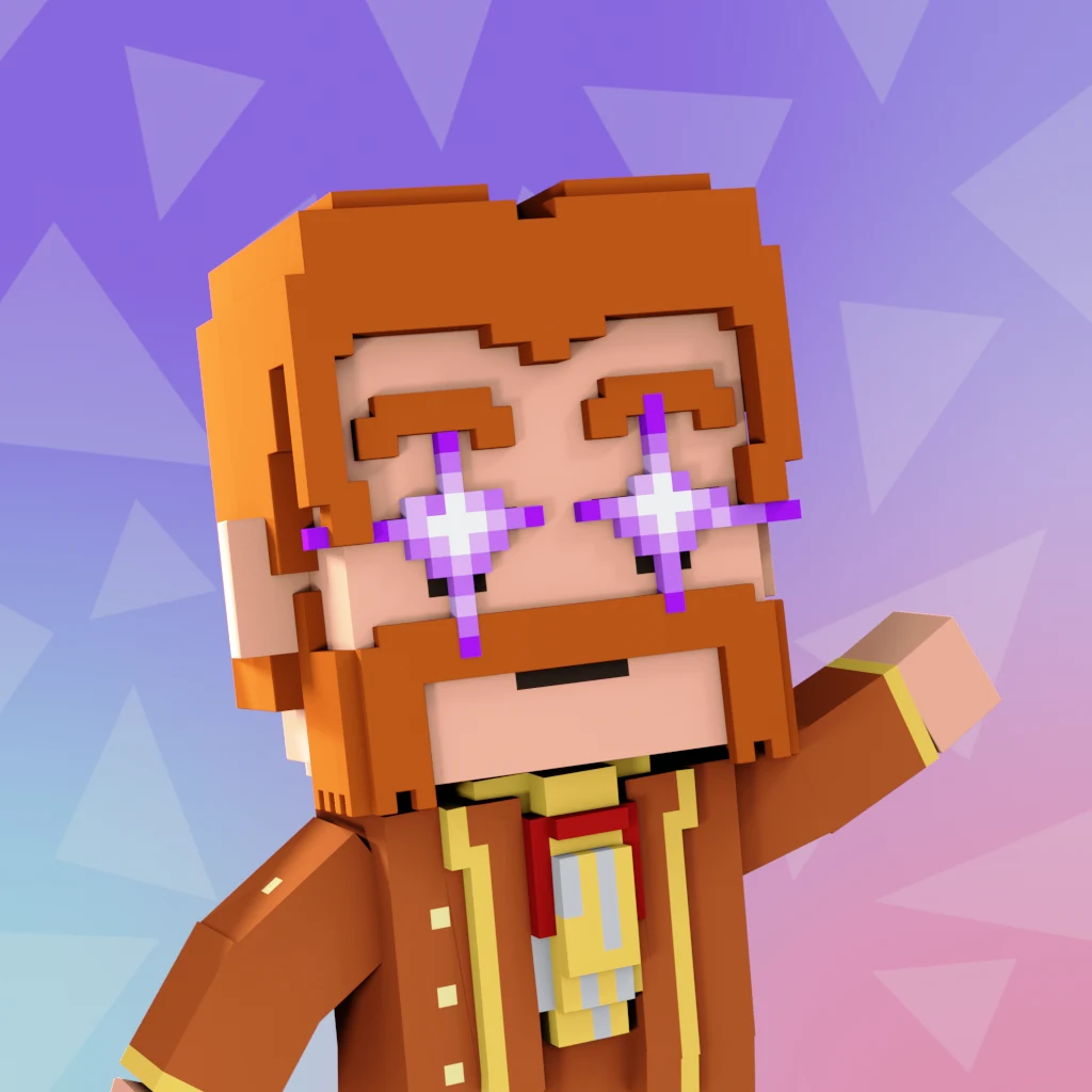 Pirate #1655 voxel render