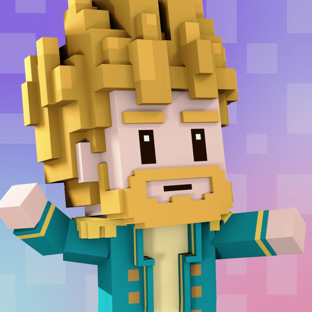 Pirate #1656 voxel render