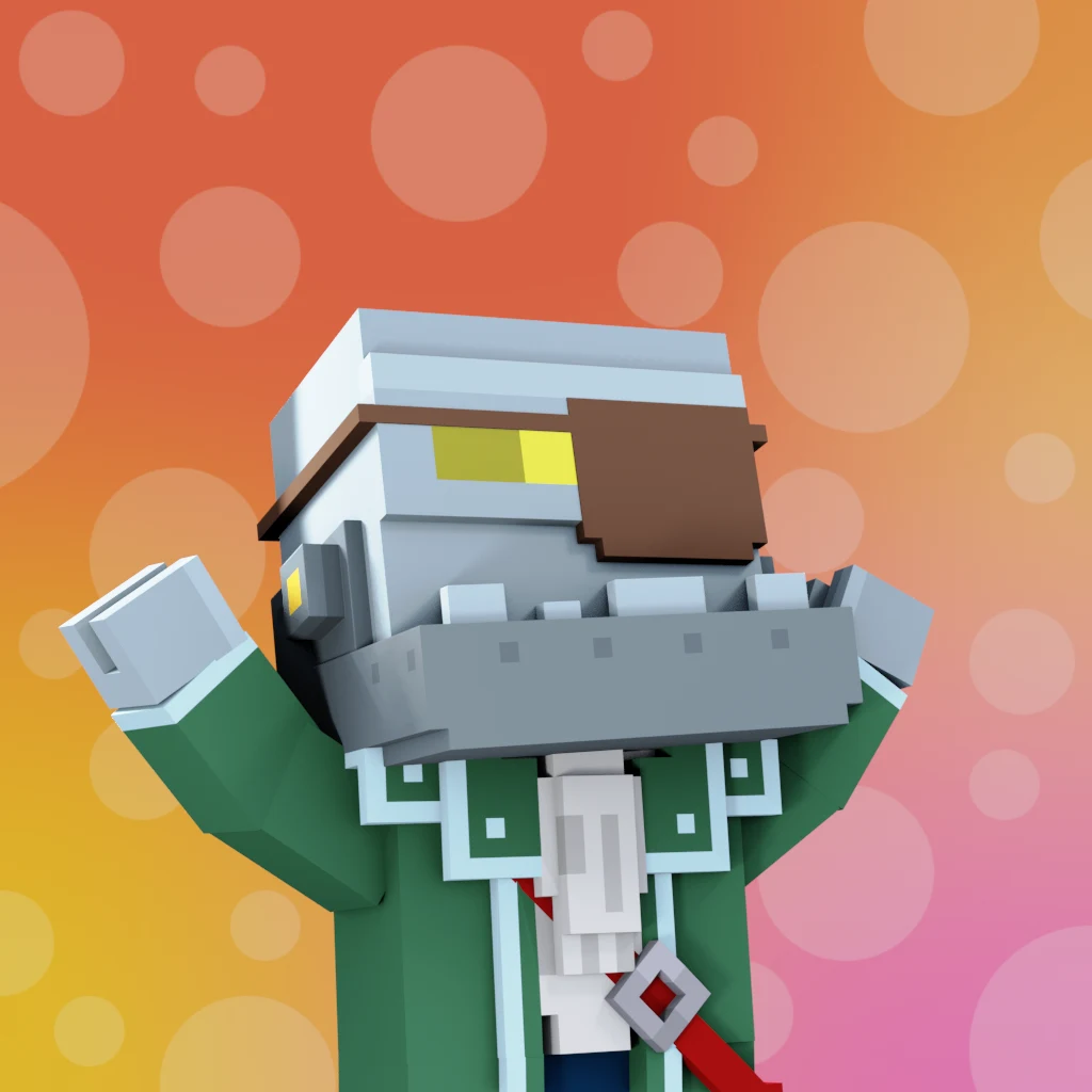 Pirate #1657 voxel render
