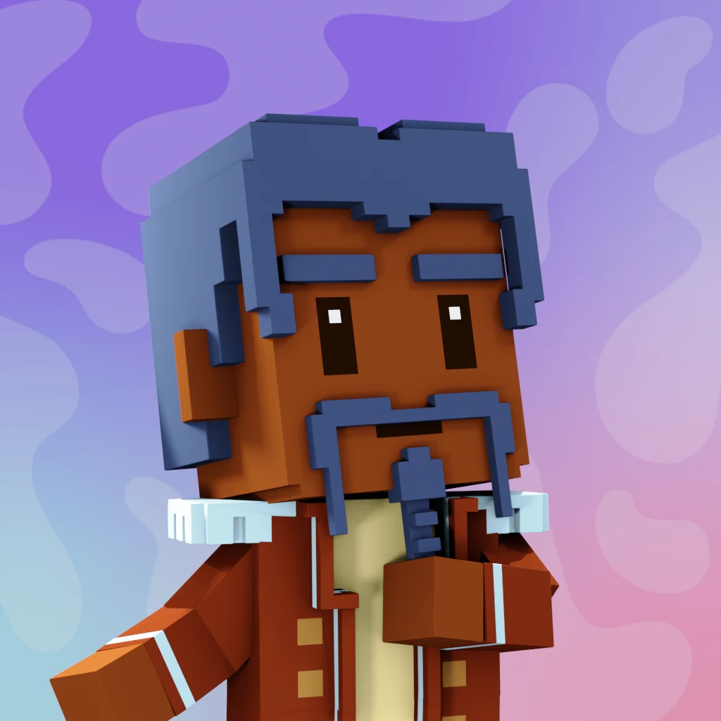 Pirate #1658 voxel render
