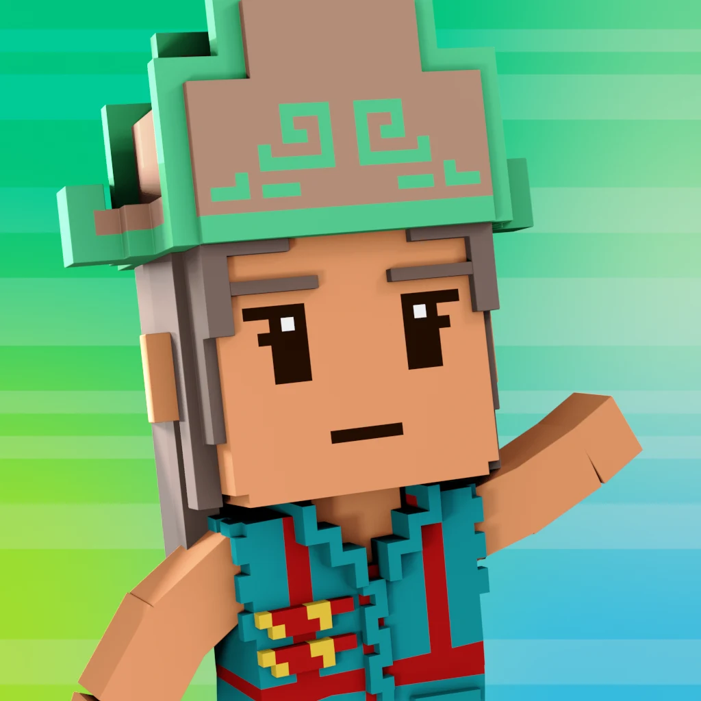 Pirate #1659 voxel render