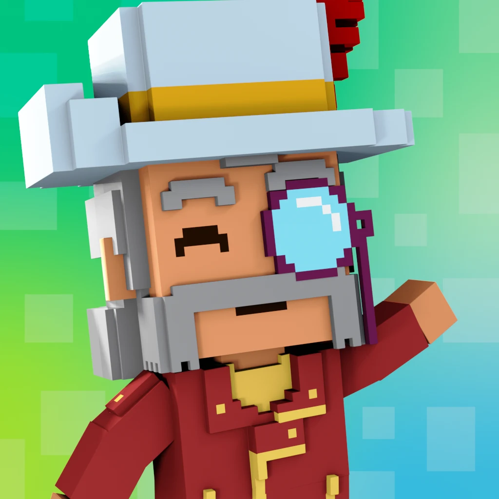 Pirate #1660 voxel render
