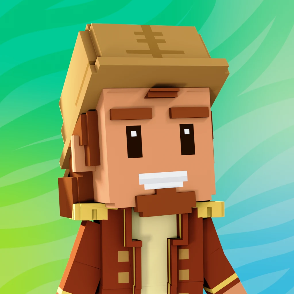 Pirate #1662 voxel render