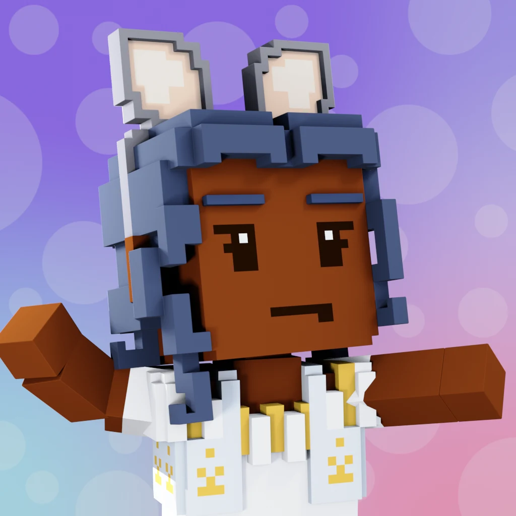 Pirate #1666 voxel render