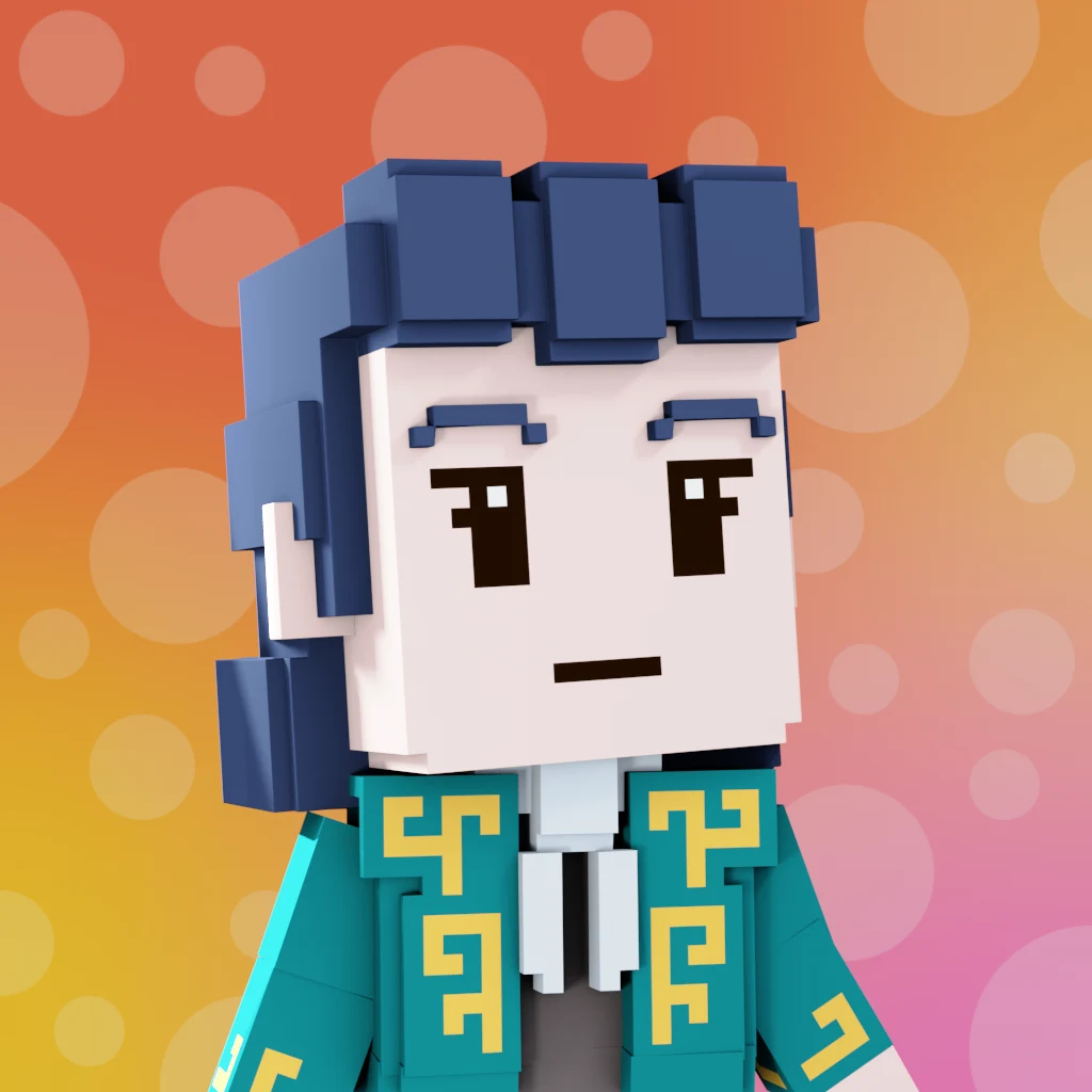 Pirate #1676 voxel render
