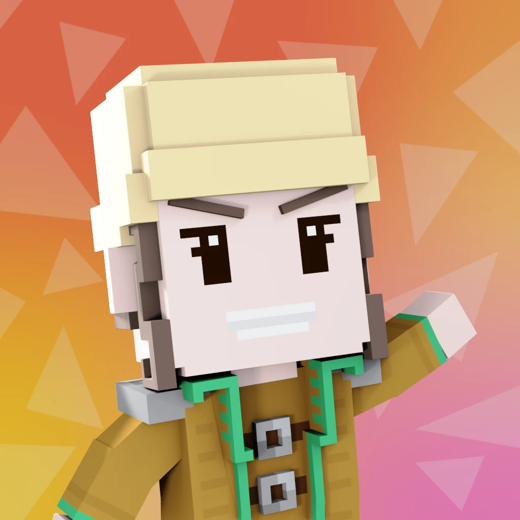 Pirate #1678 voxel render