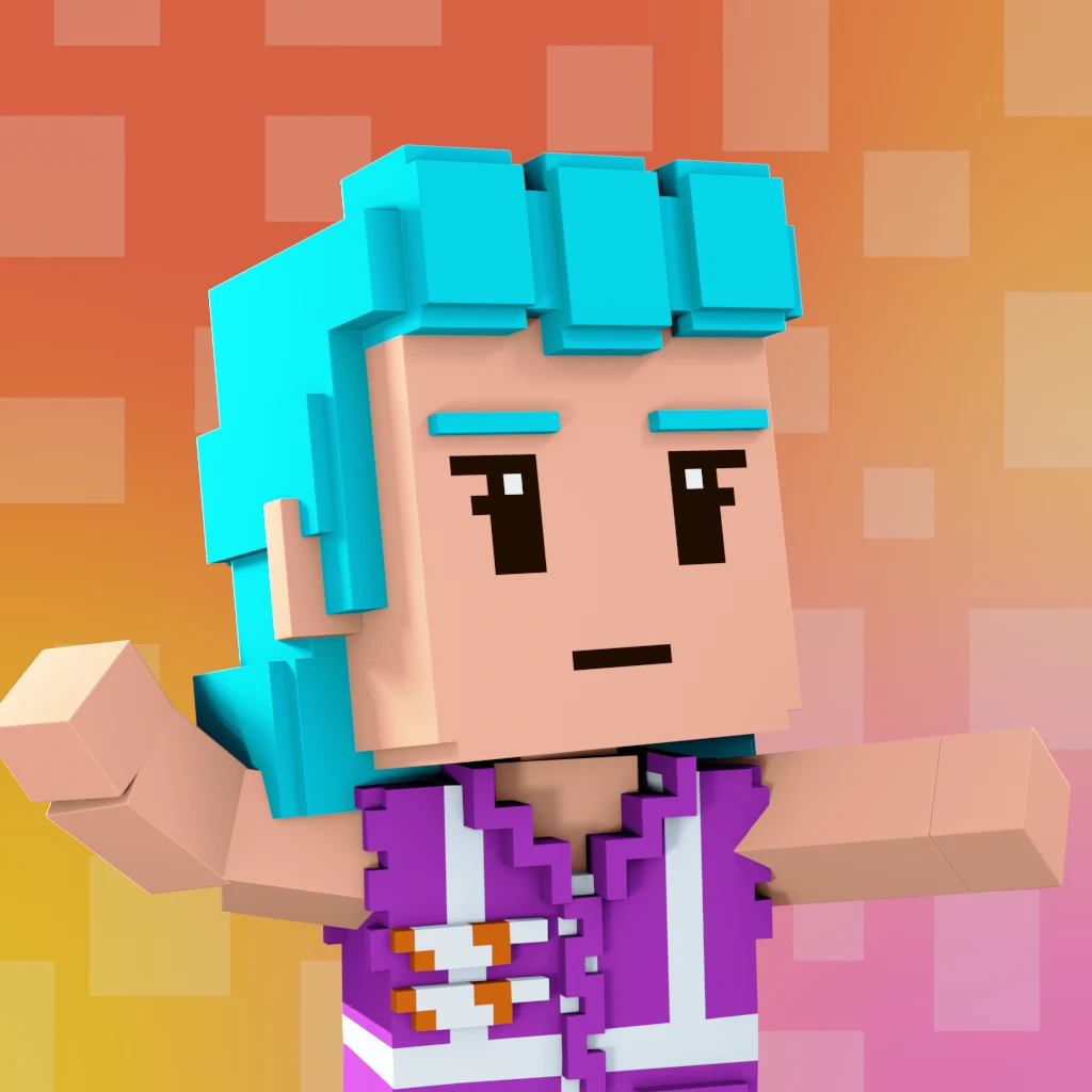 Pirate #168 voxel render