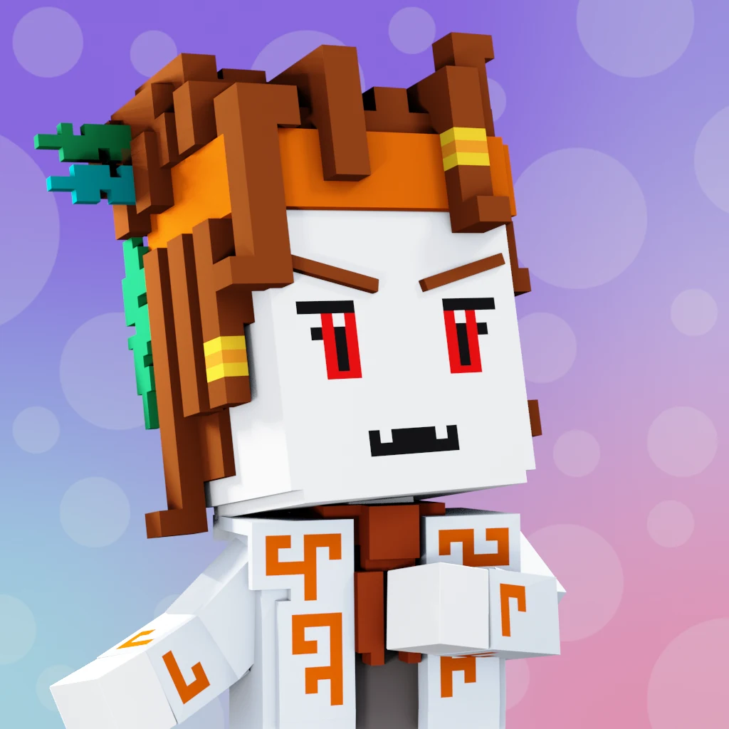 Pirate #1680 voxel render