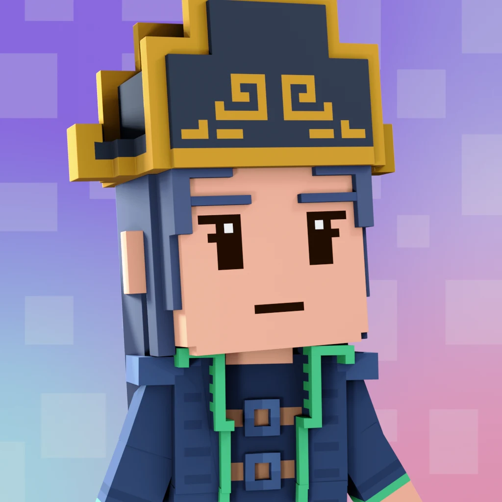 Pirate #1681 voxel render