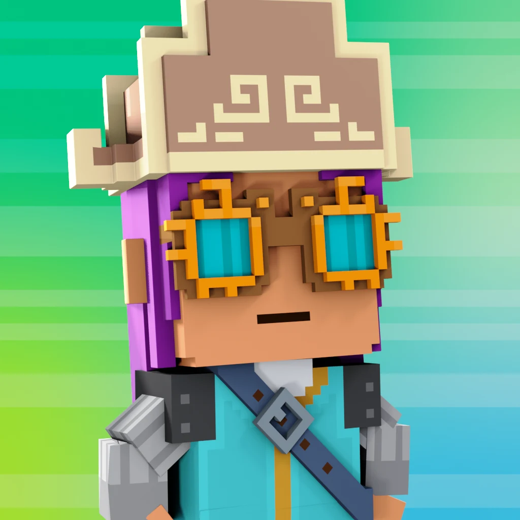 Pirate #1682 voxel render