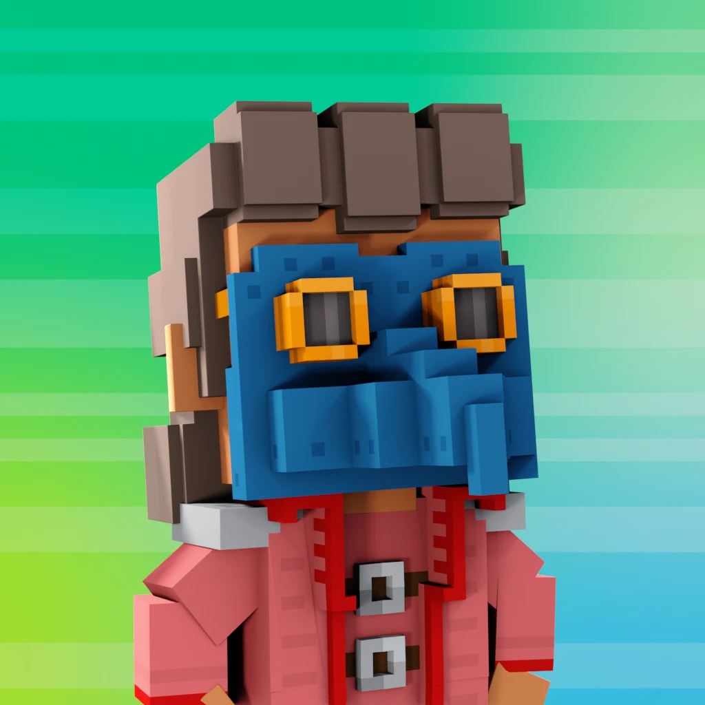 Pirate #1683 voxel render