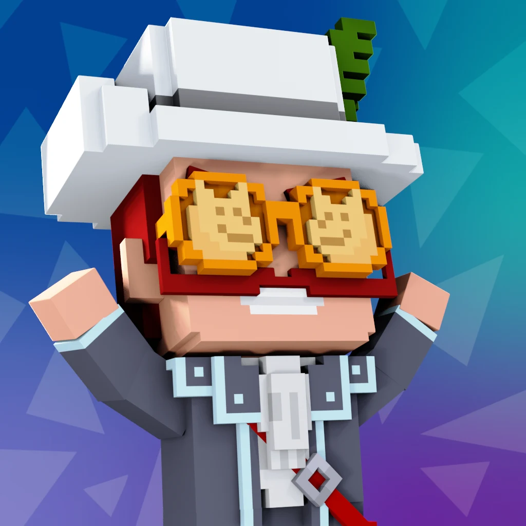 Pirate #1685 voxel render