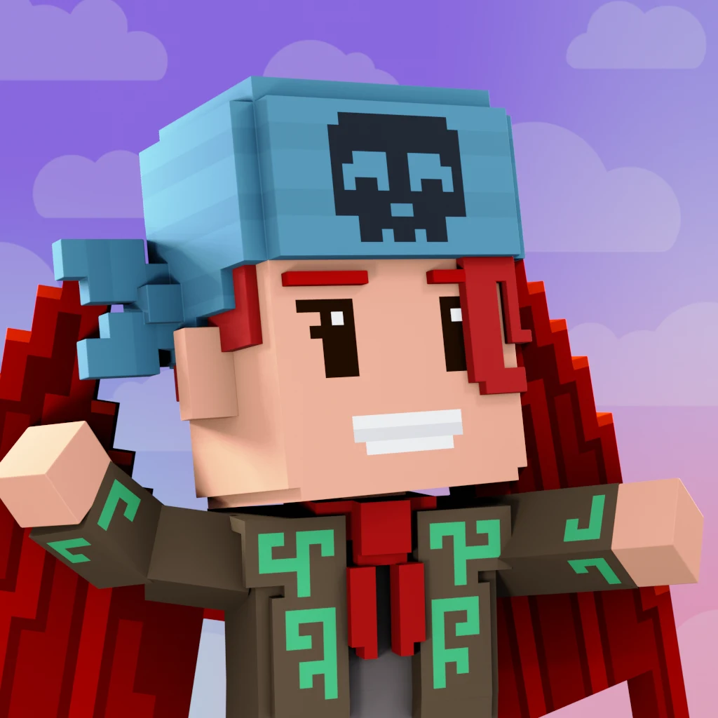 Pirate #1686 voxel render