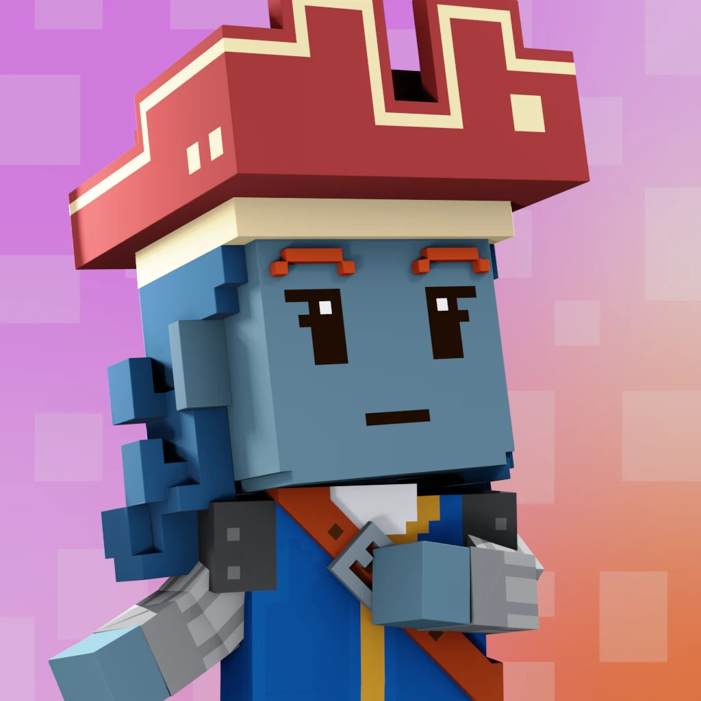 Pirate #1695 voxel render