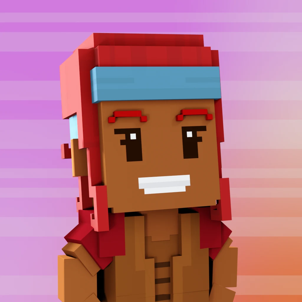 Pirate #17 voxel render