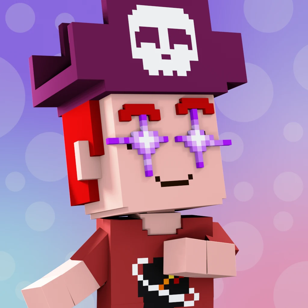 Pirate #1700 voxel render