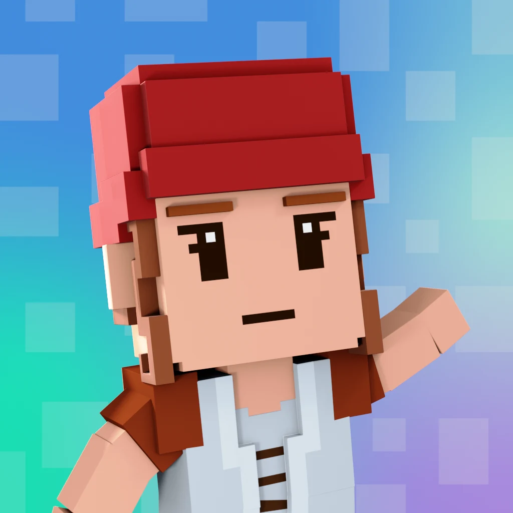 Pirate #1701 voxel render