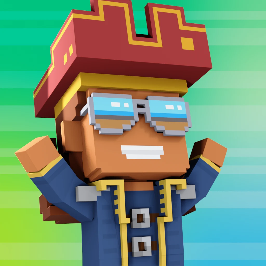 Pirate #1702 voxel render
