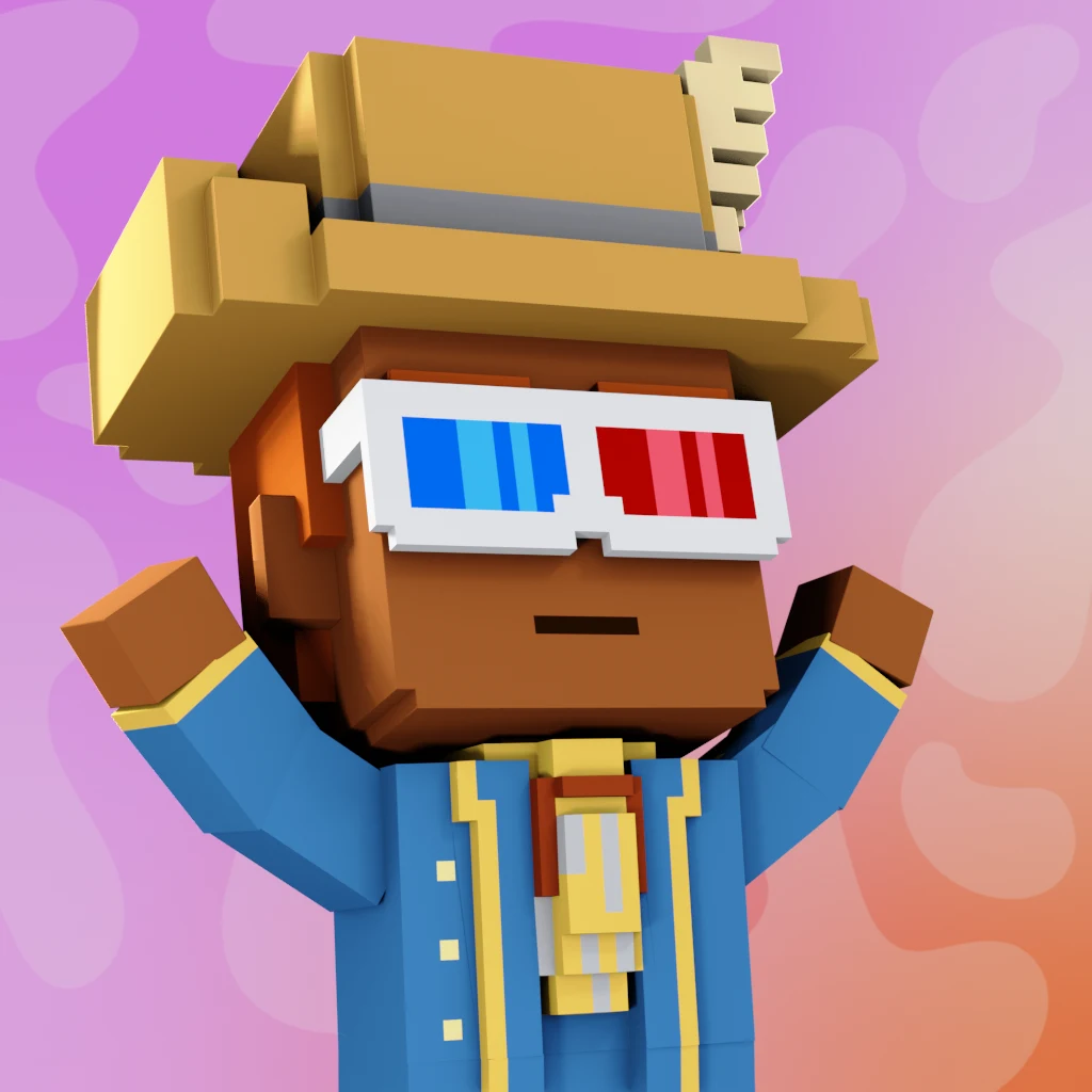 Pirate #1708 voxel render