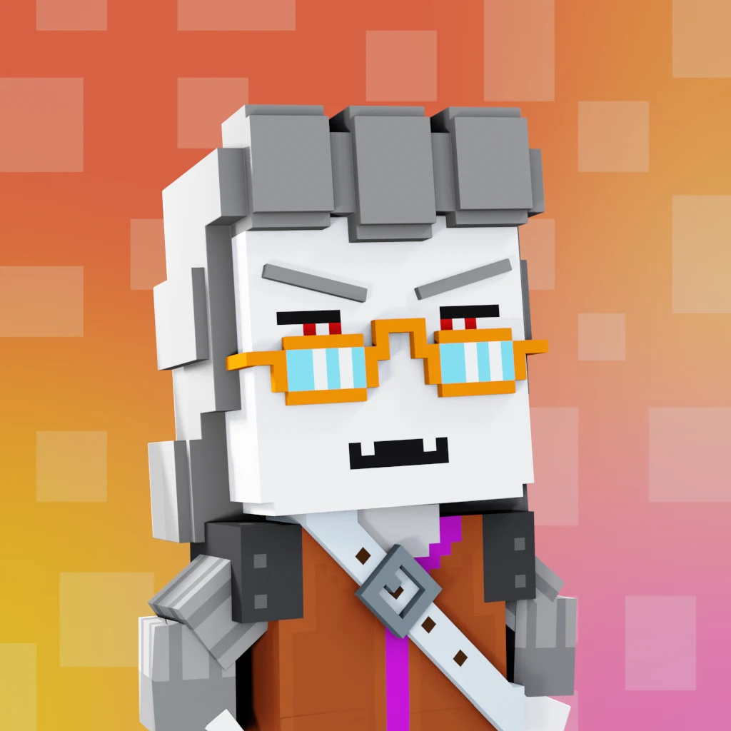 Pirate #1711 voxel render