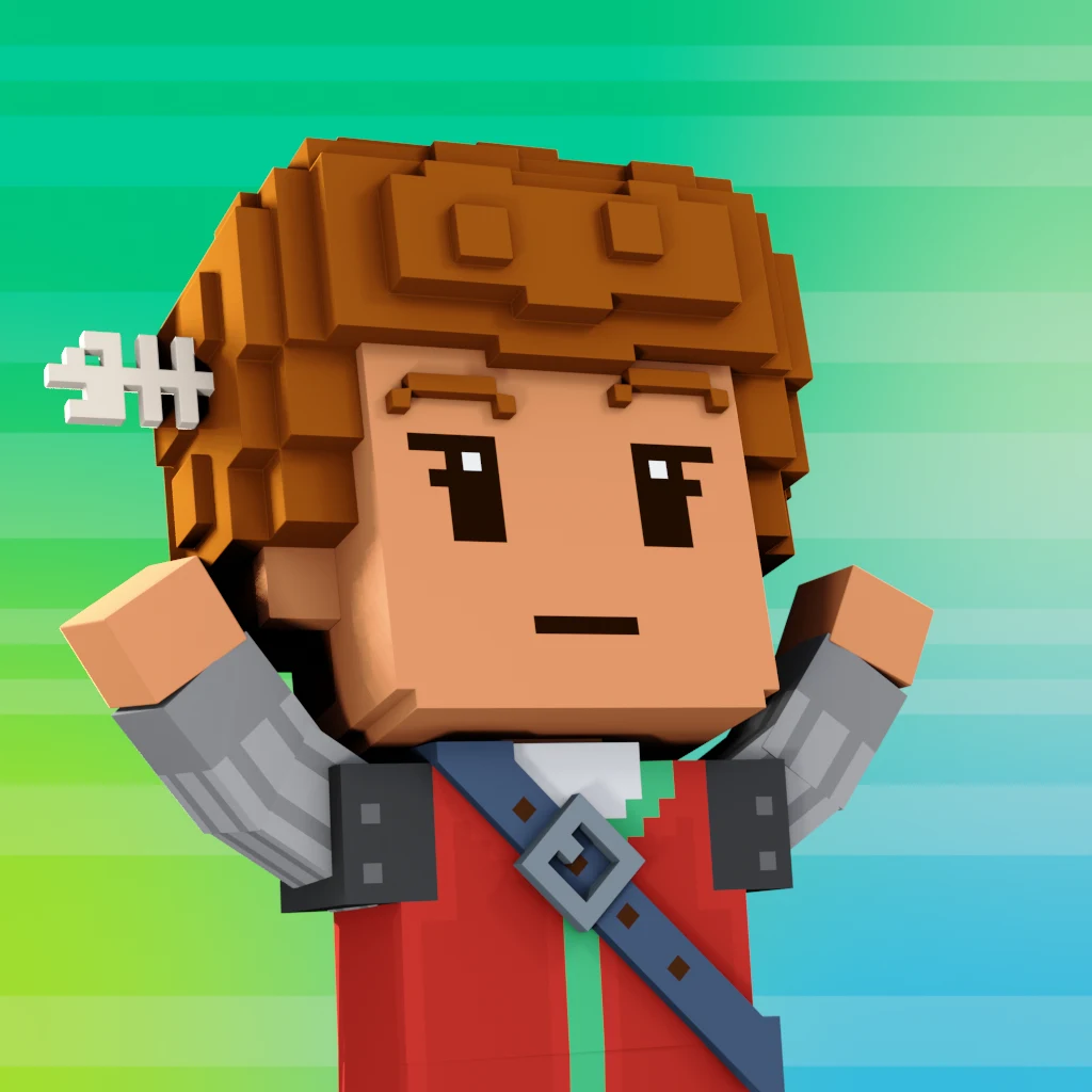 Pirate #1712 voxel render