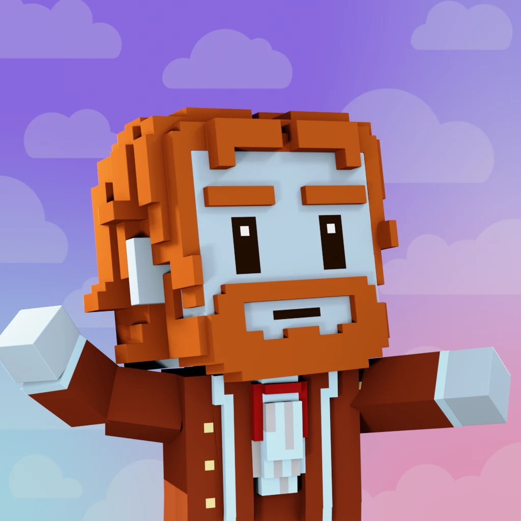 Pirate #1713 voxel render