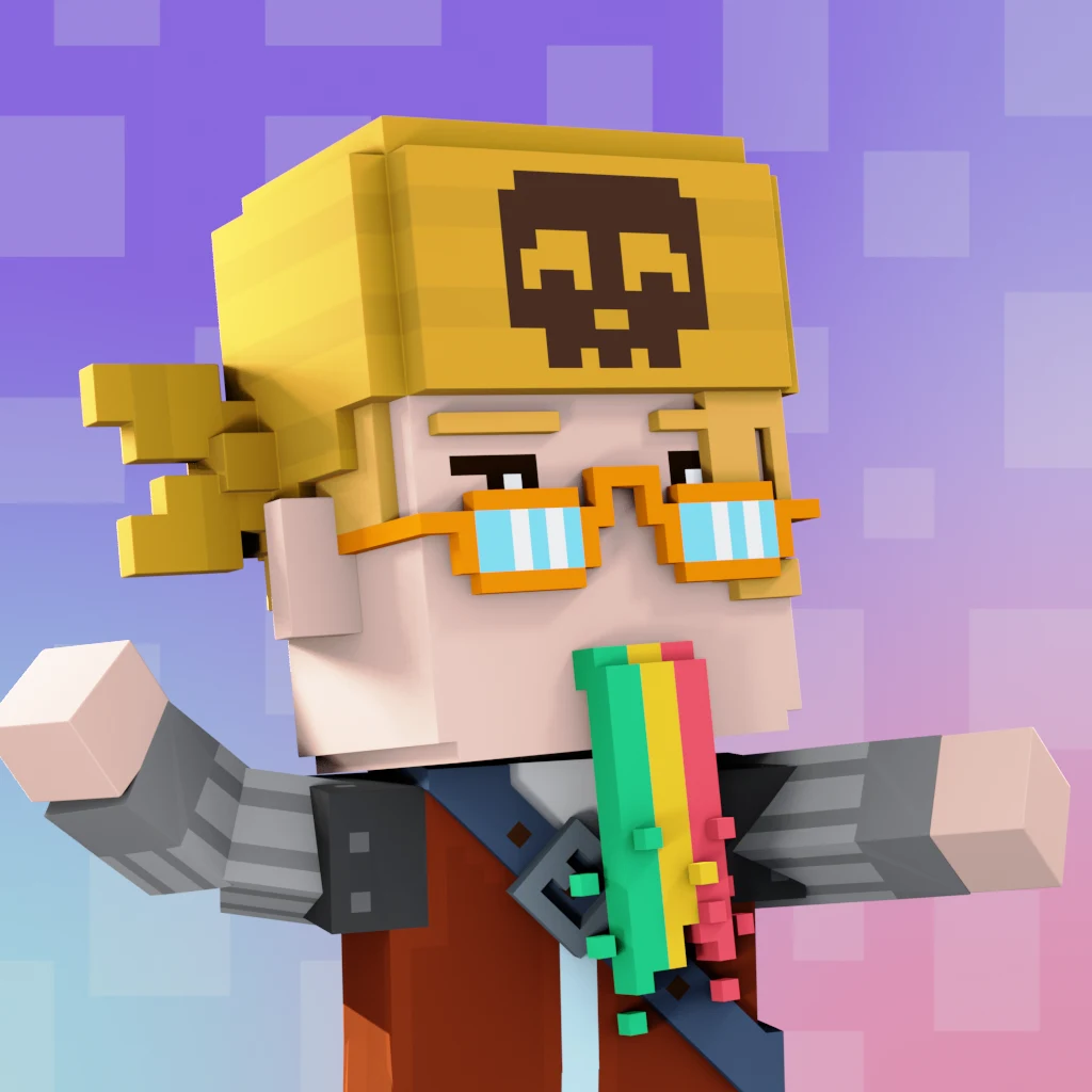 Pirate #1715 voxel render