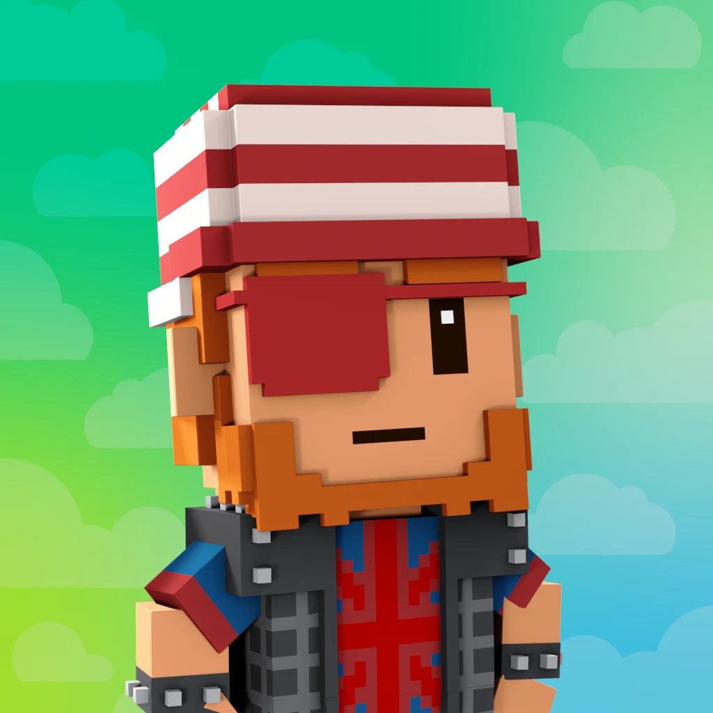 Pirate #1718 voxel render
