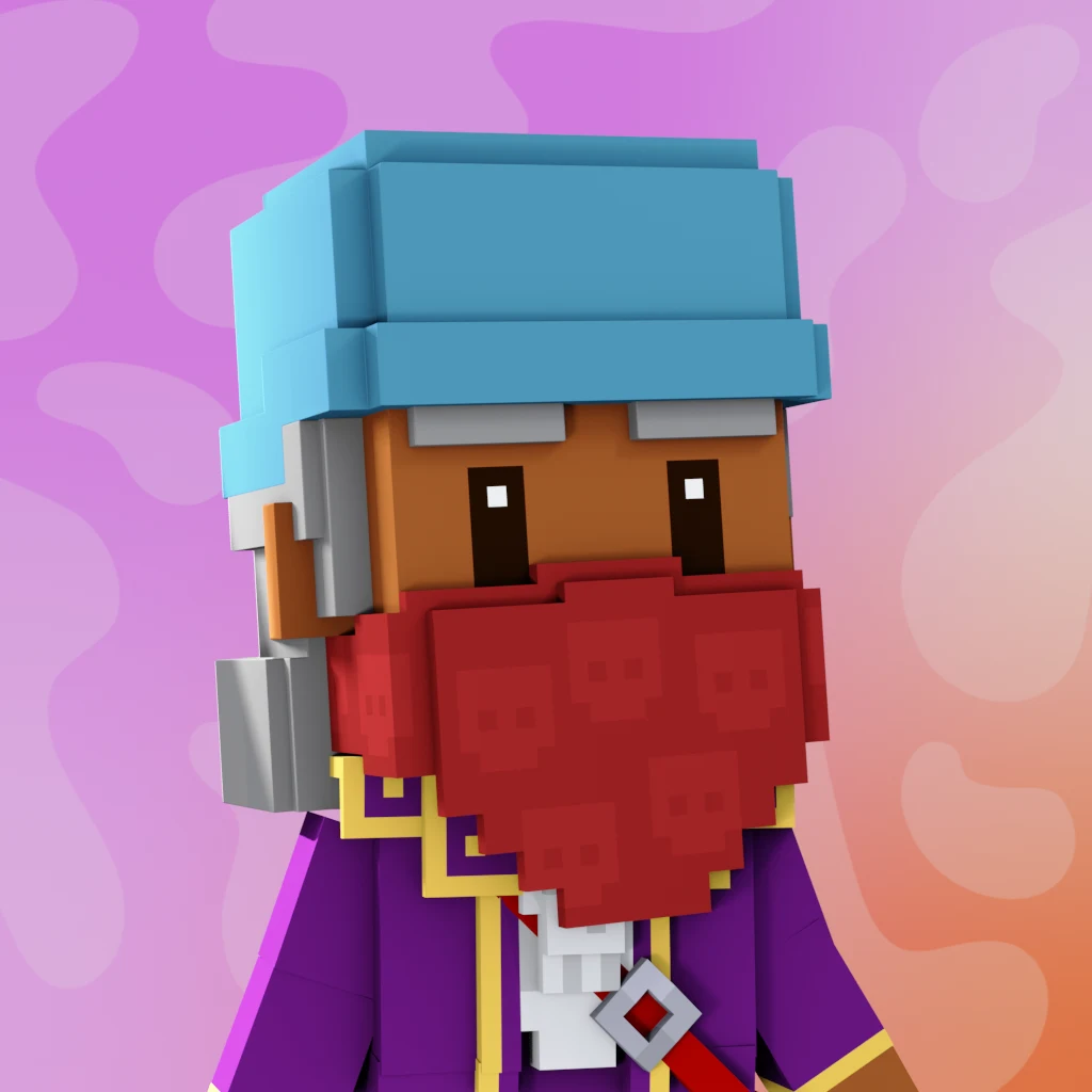 Pirate #172 voxel render