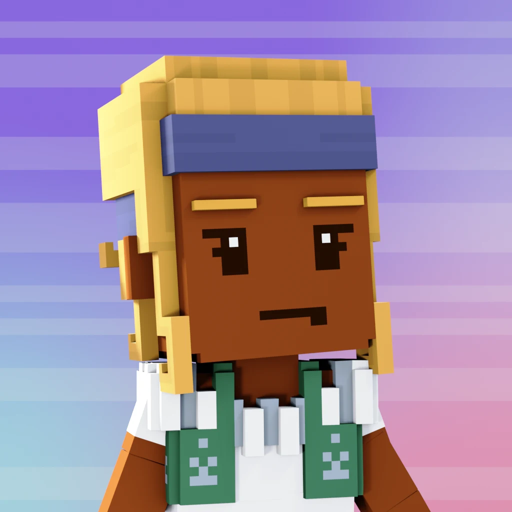 Pirate #1720 voxel render