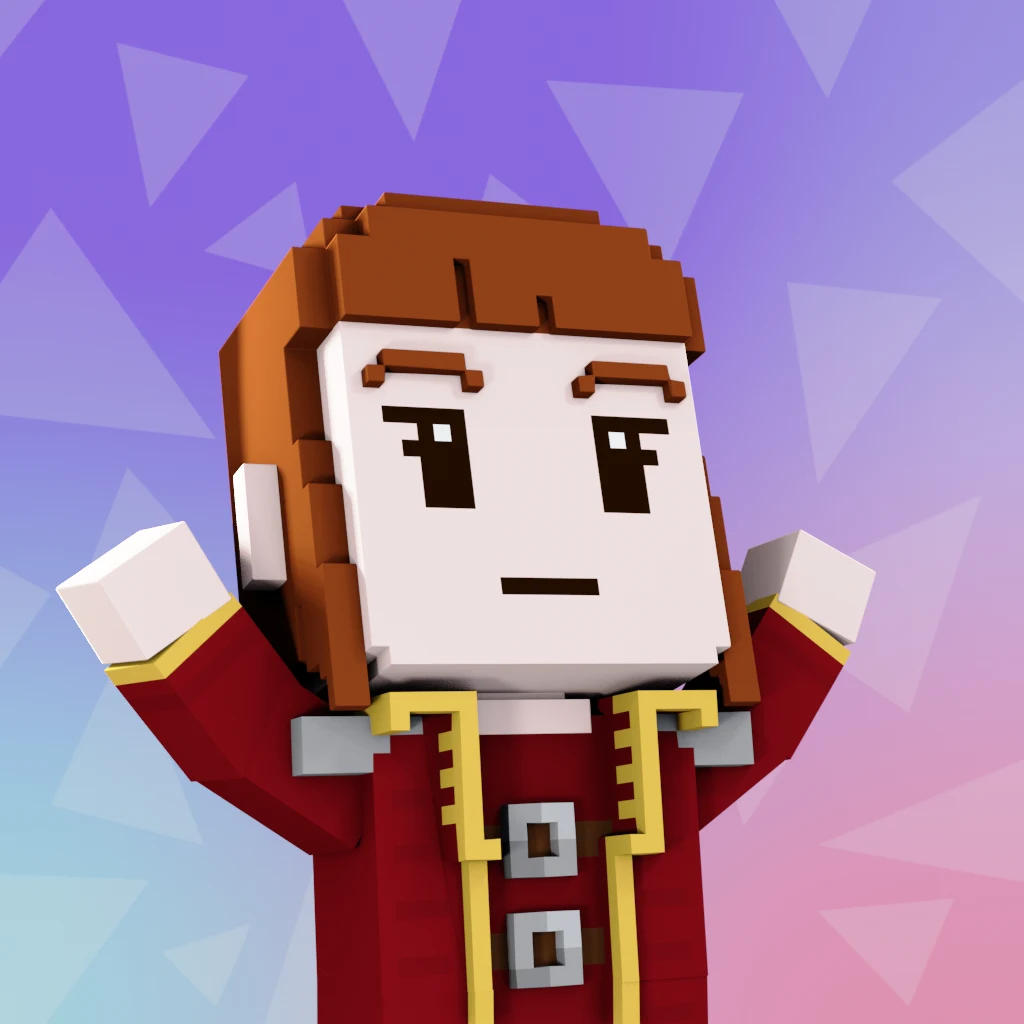 Pirate #1722 voxel render
