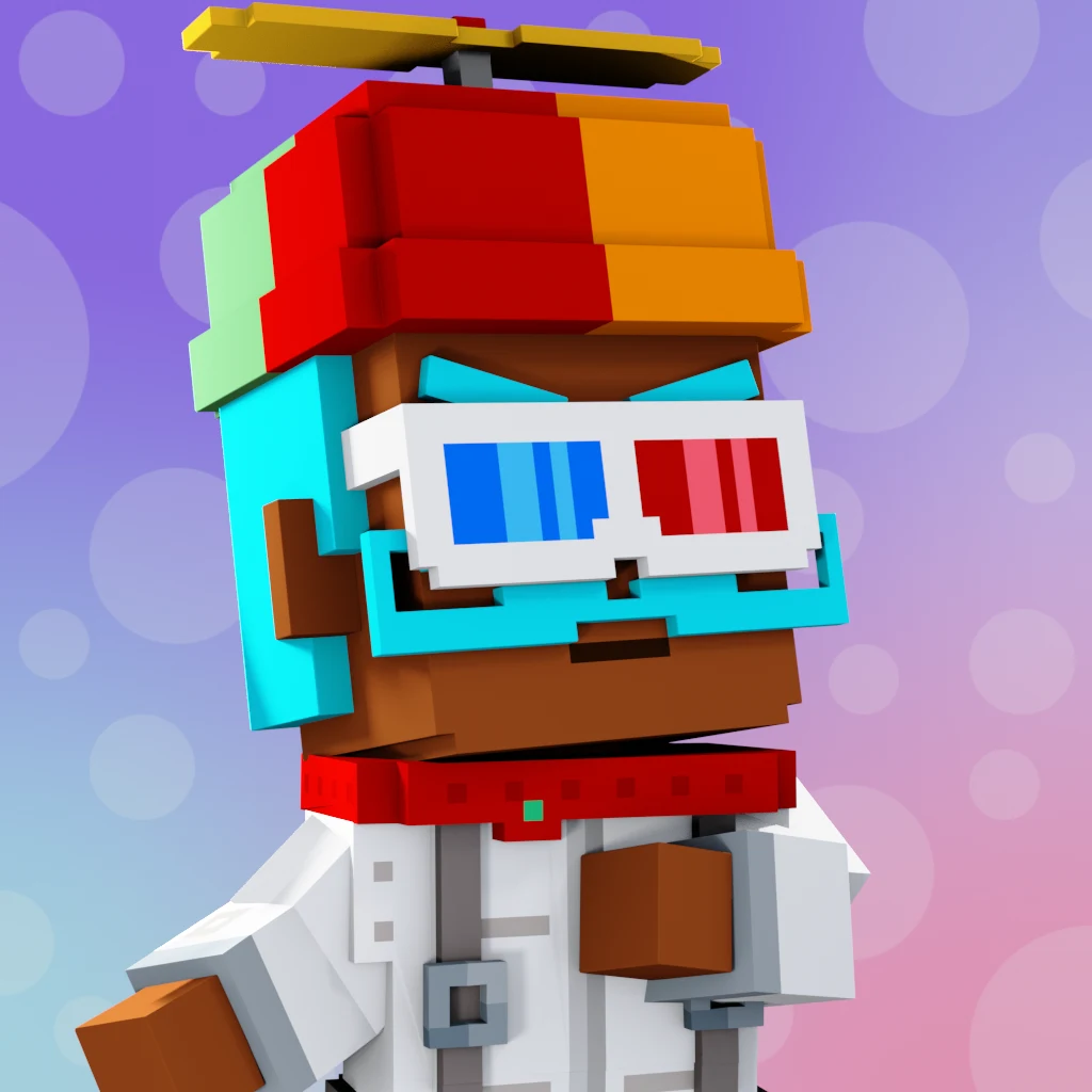 Pirate #1726 voxel render