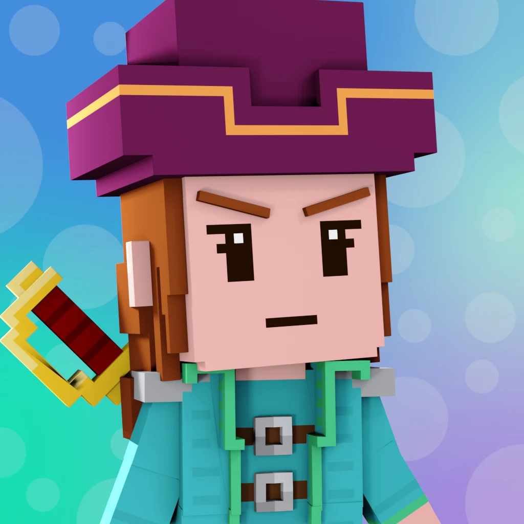 Pirate #1728 voxel render