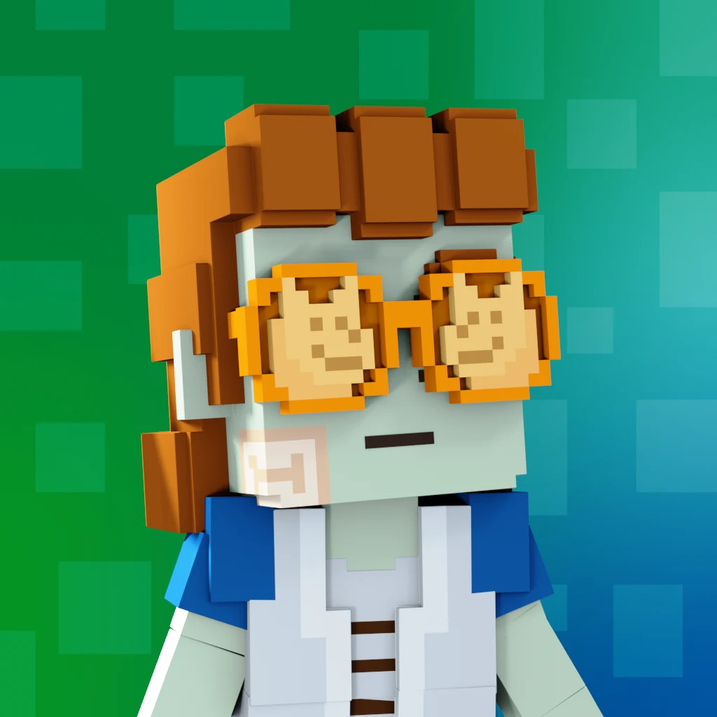 Pirate #173 voxel render