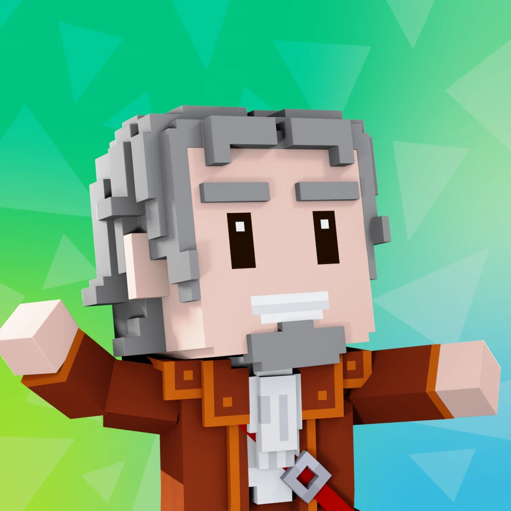 Pirate #1731 voxel render