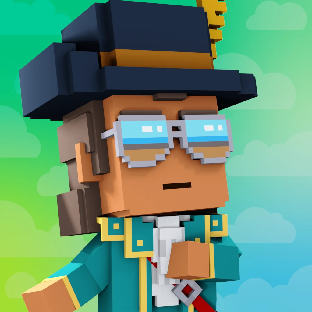Pirate #1732 voxel render